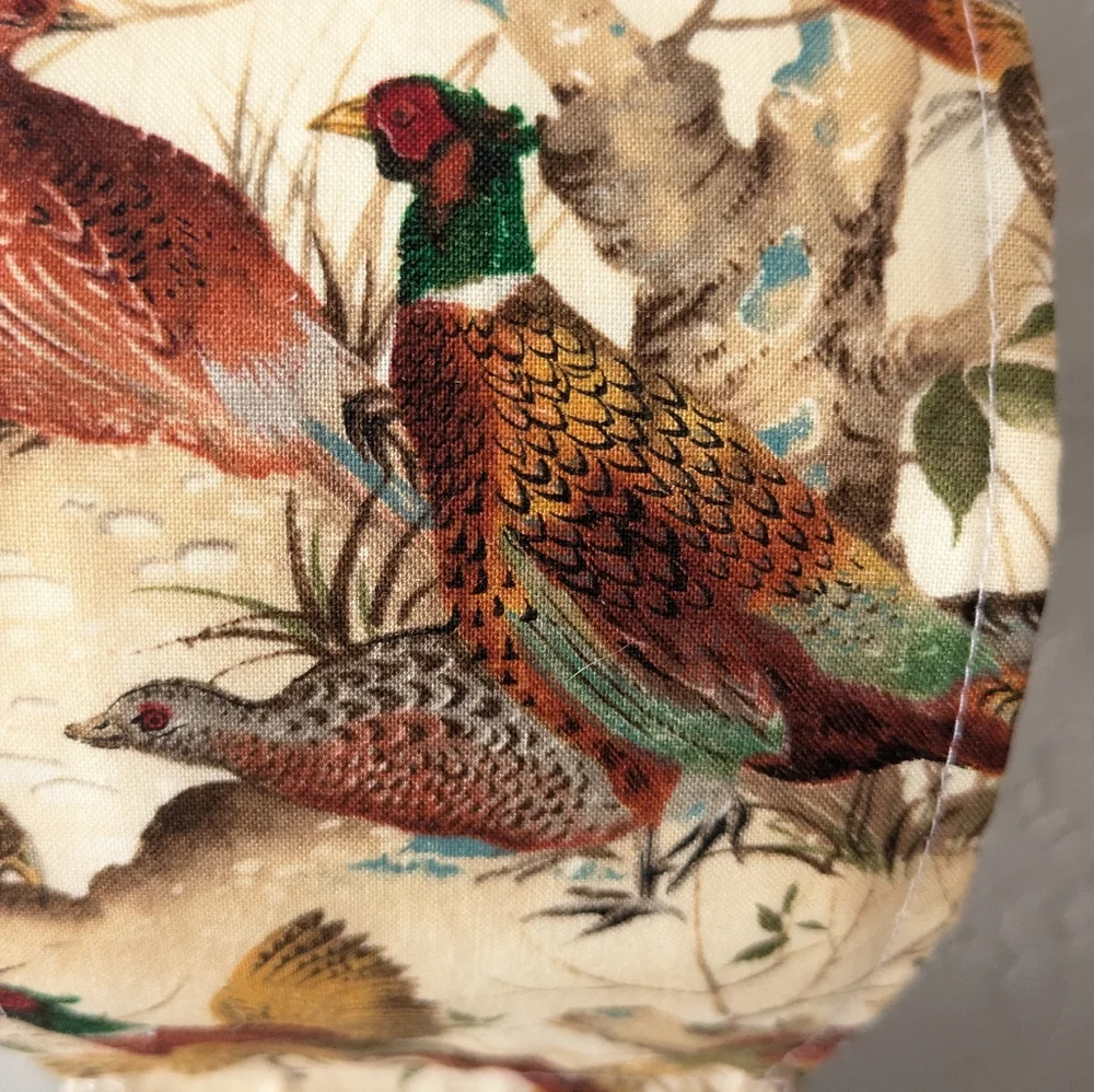 Pheasant Toilet Paper Holder Storage Solution For Guests